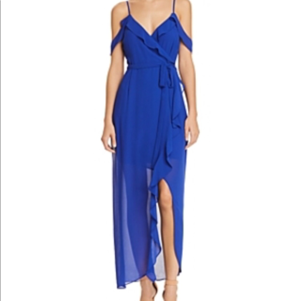 Bardot Royal blue dress size medium